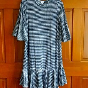 LuLaRoe Maureen dress ruffles & bell sleeves